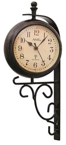 AMS -Funk-Wanduhr 38cm- 5961 Wanduhr mit batteriebetriebenem Quartzwerk - Bild 1 von 1