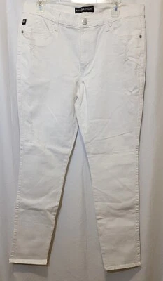 PANTALONES MUJER ROCK & REPUBLIC Off White Berlin Talla 14 M 35 Cintura Mediana Jeans Foto 1 de 4