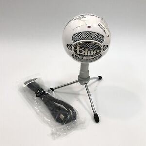 Blue Snowball ICE White Condenser Cardioid Microphone with USB