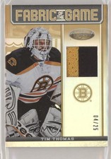 2012-13 Certified Fabric of the Game Mirror Gold Jerseys Prime /25 Tim Thomas