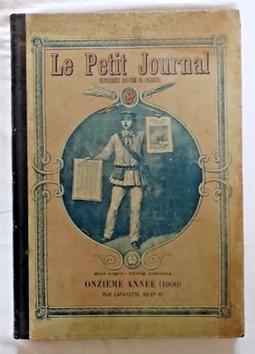 Le Petit Journal Supplément Illustré en couleurs : Année 1900 reliure Exposition - Photo 1/4