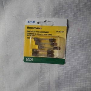 Fuse Bussmann BP/MDL-AL Time Delay Assortment 1/4" - 1-1/4" (5 Pack) - Picture 1 of 5