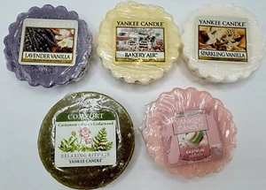 Yankee Candle RETIRED Wax Tart Lot- BAKERY AIR, SPARKLING VANILLA, COMFORT - Picture 1 of 2