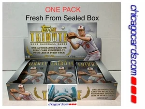 2013 Topps Tribute Baseball HOBBY Pack 1 AUTO or Relics Look4 Koufax Mays Aaron - Picture 1 of 16