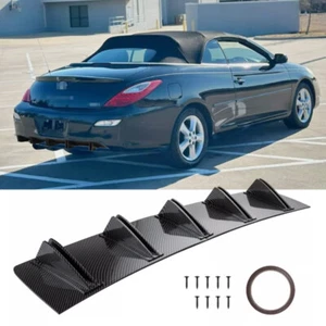 5 Fins Rear Bumper Diffuser Spoiler Lip Splitter For Toyota Solara 2000-2008 - Foto 1 di 11