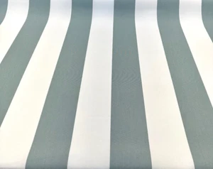Explorer Sunbrella Spa Blue Stripe Outdoor Upholstery Drapery Fabric By the yard - Picture 1 of 6
