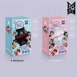 BTS TinyTAN Official Authentic Goods BREATH Square Mask 3ea 1Pack x 7 1Box - Picture 1 of 5