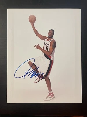 FOTO firmada por LaMarcus Aldridge 8X10 Portland Trail Blazers Foto 1 de 2