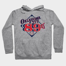 Oklahoma City 89ers hoodie hooded sweatshirt baseball Dodgers Triple-A RedHawks