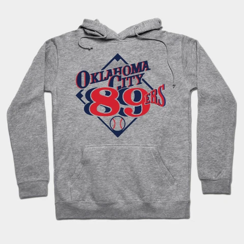 Oklahoma City 89ers hoodie hooded sweatshirt baseball Dodgers Triple-A RedHawks Cover