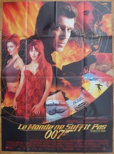 THE WORLD IS NOT ENOUGH James Bond 007 P. Brosnan 47x63" French Original Poster - Picture 1 of 3