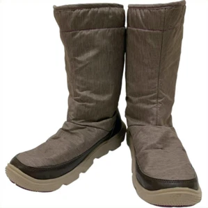 Botas de cocodrilo para mujer EE. UU. talla 7 beige oscuro - Imagen 1 de 9