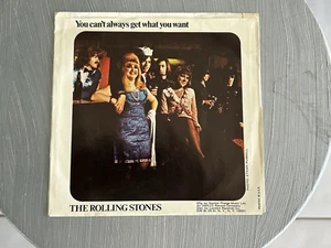 1969 The Rolling Stones Honky Tonk Women 45/Picture Sleeve London 45-910 - Picture 1 of 12