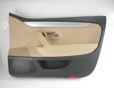 Panel de moldura de puerta interior derecha pasajero delantero Volkswagen CC 13 OEM beige desierto Foto 1 de 4