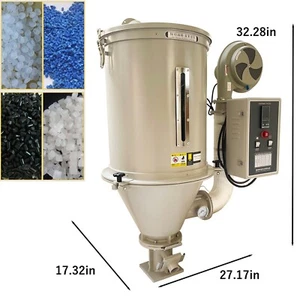 15kg Hopper Type Hot Air Plastic Dryer for PP/PE/ABS/PVC AC220V - Picture 1 of 20