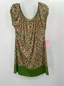 Pre-Owned Juicy Couture Green Size Medium Tunic Blouse - Picture 1 of 3