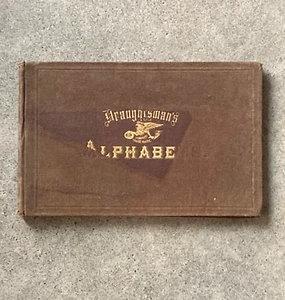 Draughtsmans Alphabets—Ornamental Alphabets—Keuffel & Essel 1877 Antique 2nd Ed. - Bild 1 von 17