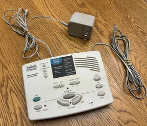 Casio Phone Mate TA-116 includes attached phone cord and power cord works! - Photo 1/5