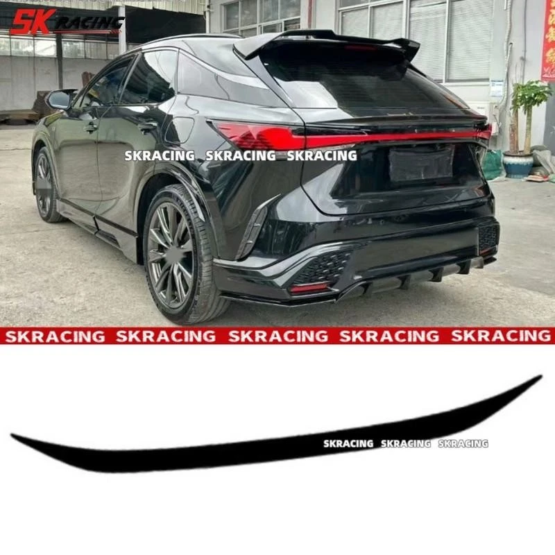 Fits Lexus RX500H RX450H+ RX350 2023+ Glossy Black Rear Trunk Lip Spoiler Wing - Изображение 1 из 1