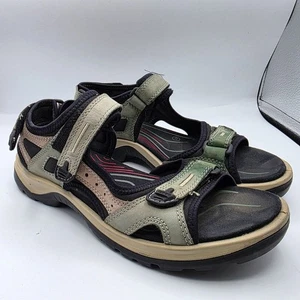 Ecco Yucatan Womens Size 10 Tan Sandals Outdoors Beach Walking Outdoors Casual - Picture 1 of 12