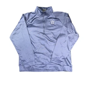 Dallas Cowboys Shirt Herren Large NFL Football Nike Dri Fit Pullover Quarter Zip - Bild 1 von 9