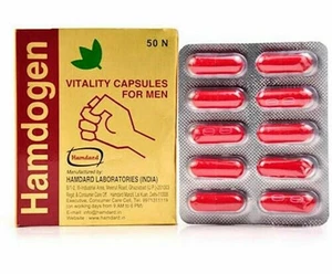 Hamdard Hamdogen 50 cápsulas para hombres Unani Herbal India envío gratuito - Imagen 1 de 4