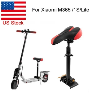 US Ship E-Scooter pieghevole senza foratura alluminio sedile grande per Xiaomi M365 /1S/Lite - Foto 1 di 18