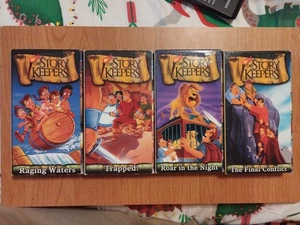 The Story Keepers VHS Lot Of 4 - Christian - Focus on the Family - Imagen 1 de 6