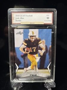 2018 LEAF Football Josh Allen Rookie #31 GEM 10 - Picture 1 of 2