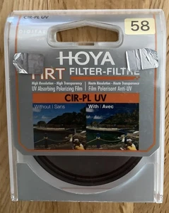 Hoya Circular Polarising HRT CIR-PL UV Filter 58mm - Picture 1 of 2
