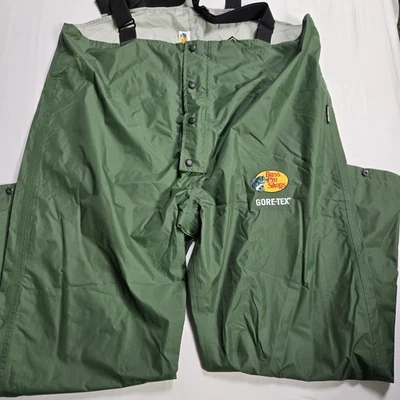 Pantalones Bass Pro Shop Gore-Tex Para Hombre Pesca Impermeables Cremallera a Presión Tobillo Talla 2XL  Foto 1 de 4