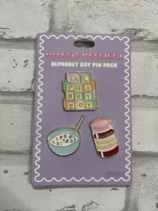 Paquete de prendedores Melanie Martinez Alphabet Boy - Juego de 3 - Hot Topic - Imagen 1 de 3