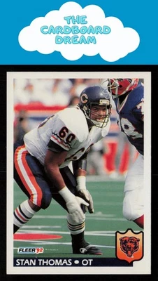 Stan Thomas 1992 Fleer #48 Chicago Bears - Image 1 of 2