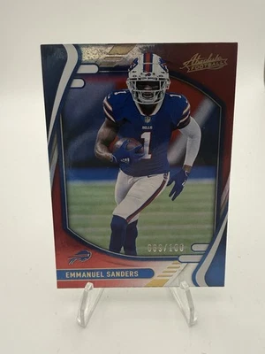 Panini Absolute 2021 - Emmanuel Sanders #38 Spectrum Red/100 Foto 1 de 3