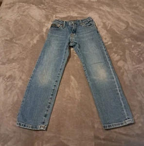 Polo Ralph Lauren Boys The Hampton Straight Leg Jeans Adjustable Waist Size 5T. - Picture 1 of 6
