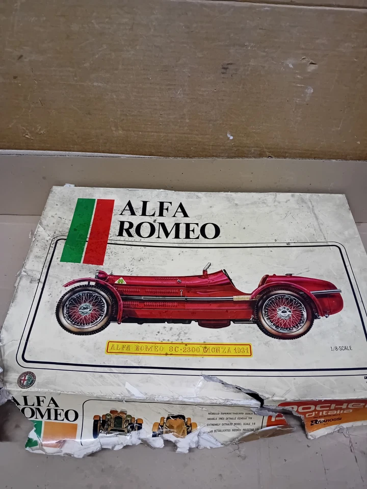 POCHER Torino K71 Alfa Romeo 8C 2300 Monza 1931 1/8 Scale Model Kit Da Recupero - Immagine 1 di 4