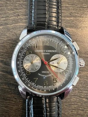 Reloj de cuarzo de lujo para hombre de primera marca, impermeable, esfera deportiva color zafiro Foto 1 de 4