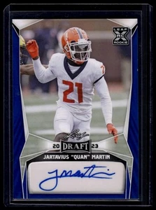 2023 Leaf Draft #BA-JM2 Jartavius Martin Autographs Blue Rookie - Picture 1 of 2