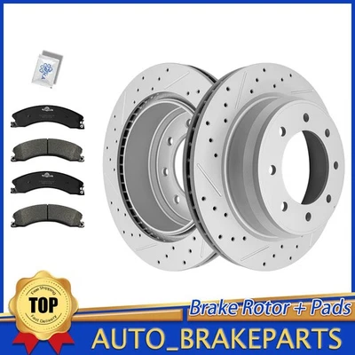 Pastillas rotores de freno de disco traseros 365 mm para Nissan NV1500 NV2500 NV3500 2012-2021 Foto 1 de 4