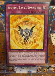 Yu-gi-oh! Brightest, Blazing, Branded King - #CYAC-EN070 1ª EDICIÓN - Imagen 1 de 2