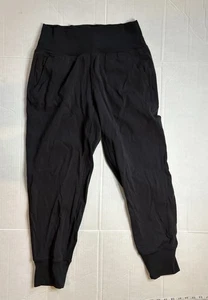 Athleta Venice High Rise Jogginghose Hose Damen M schwarz Reißverschlusstaschen - Bild 1 von 8