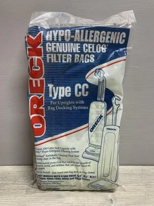 Oreck Typ CC Hypoallergene Original Celoc Staubsaugerfilterbeutel 8 Stück CCPK8DW - Bild 1 von 9