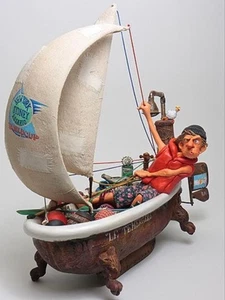 The Comic Art Of Guillermo Forchino Resin Figurine Ship A Hoy 85077 w/Box - Picture 1 of 8