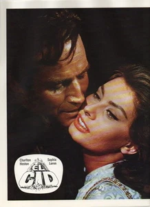 P320/6  Aushangfoto SOPHIA LOREN - CHARLTON HESTON El Cid - Bild 1 von 2