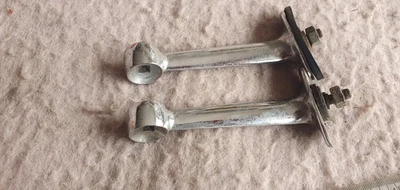 2x Raíces de brazo de espejo retrovisor cromado para automóvil clásico Austin BMC Ford Vauxhall Riley Foto 1 de 4