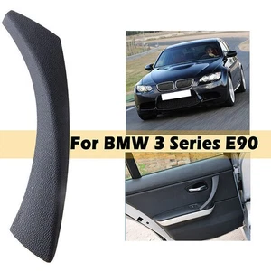 Para BMW E90 328i LH Lado Izquierdo Coche Panel Exterior Manija Tirar Borde Cubierta Negro - Imagen 1 de 9