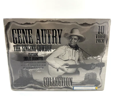 Gene Autry The Singing Cowboy Collection (VHS, 1995, 10 Tape Set) New, Sealed - Image 1 of 4