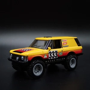 1970-1994 Range Rover Baja fuori Strada Rally 1/64 Diorama Scala Modellino Auto - Foto 1 di 7