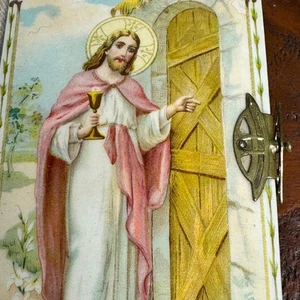 Vintage Miniature Celluloid The Little Child's Prayer Book 1929 - Bild 1 von 16