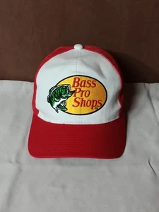 Gorra Bass Pro Shops Logo Malla Trasera Camionero Snapback Roja y Blanca - Imagen 1 de 9
